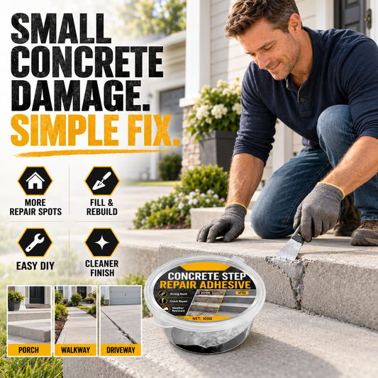 🧰 Special Sale🛠️ Concrete Step Repair Adhesive🏗️ Fix Cracks & Chips in Minutes