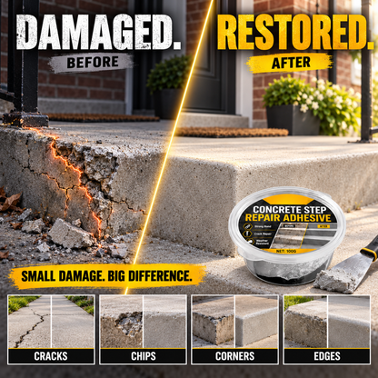 🧰 Special Sale🛠️ Concrete Step Repair Adhesive🏗️ Fix Cracks & Chips in Minutes