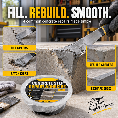 🧰 Special Sale🛠️ Concrete Step Repair Adhesive🏗️ Fix Cracks & Chips in Minutes