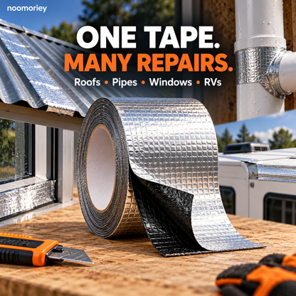 Heavy-Duty Butyl Waterproof Repair Tape – Heat-Resistant Self-Adhesive Seal for Roofs, Pipes & Cracks