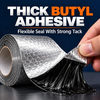 Heavy-Duty Butyl Waterproof Repair Tape – Heat-Resistant Self-Adhesive Seal for Roofs, Pipes & Cracks