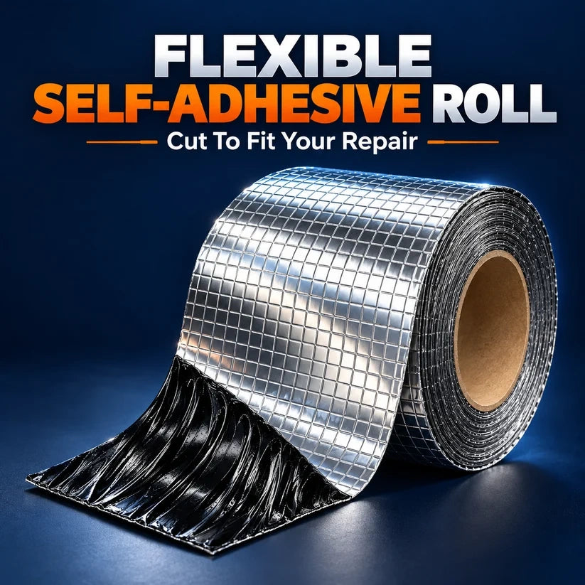 Heavy-Duty Butyl Waterproof Repair Tape – Heat-Resistant Self-Adhesive Seal for Roofs, Pipes & Cracks