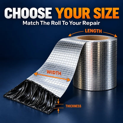 Heavy-Duty Butyl Waterproof Repair Tape – Heat-Resistant Self-Adhesive Seal for Roofs, Pipes & Cracks
