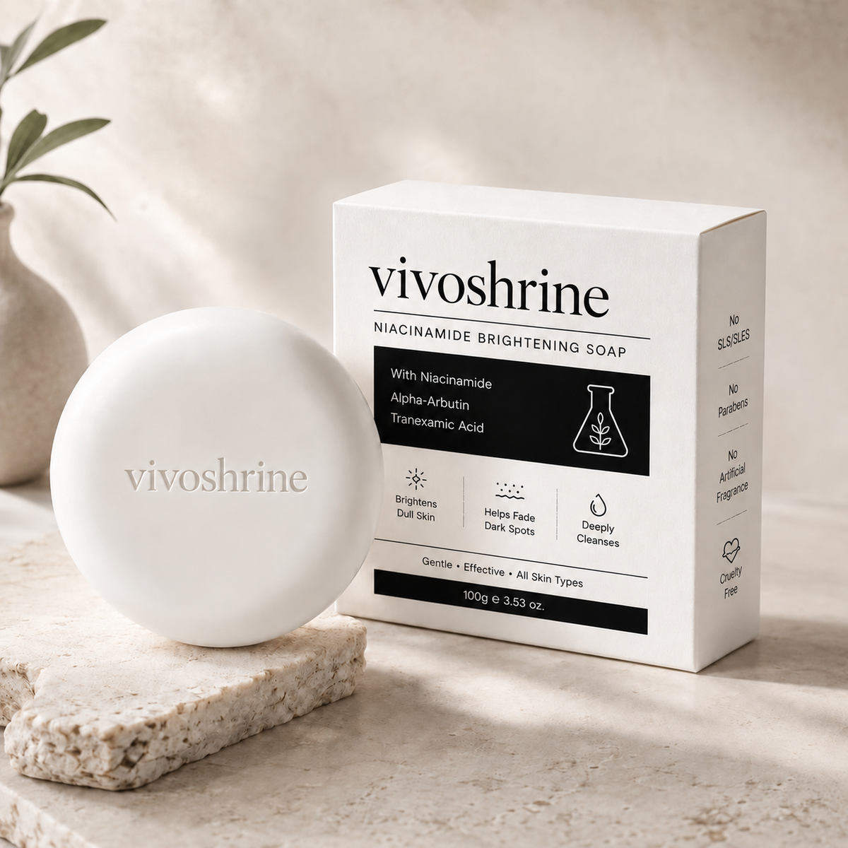 💆‍♀️Niacinamide Skin Brightening Soap melasma dark spots freckle