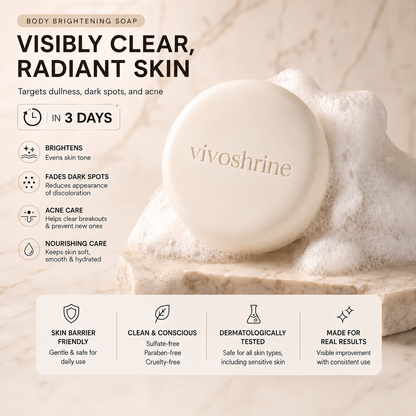 💆‍♀️Niacinamide Skin Brightening Soap melasma dark spots freckle
