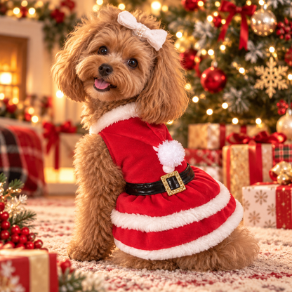 🎄 Christmas Must-Have 🐾 Holiday Pet Costume – Cozy Festive Outfit for Dogs & Cats