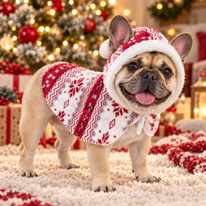 🎄 Christmas Must-Have 🐾 Holiday Pet Costume – Cozy Festive Outfit for Dogs & Cats