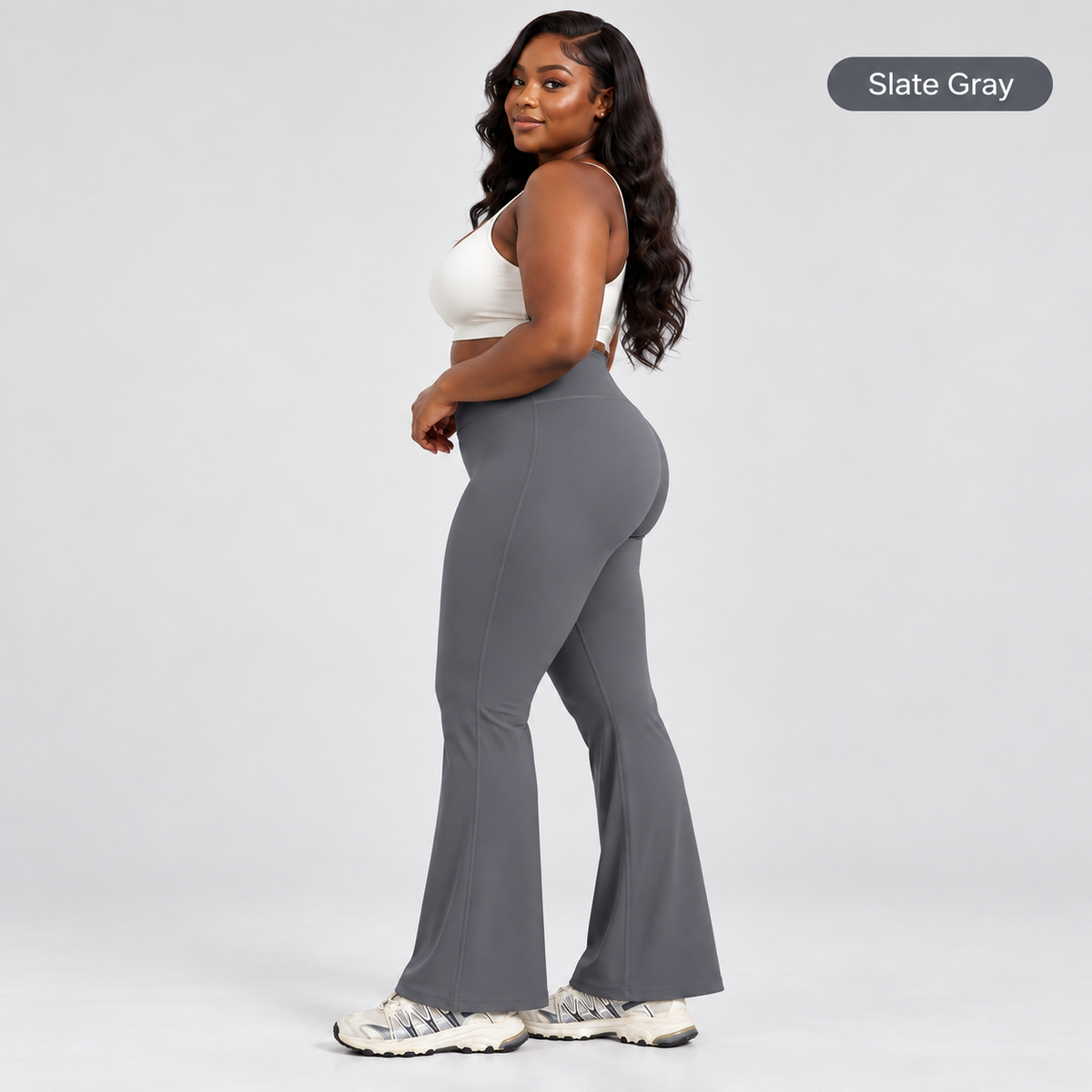 ⚡ LIMITED TIME OFFER 🍑 High-Waist Sculpting Flare Leggings | Rounder Curves, Flattering Flare