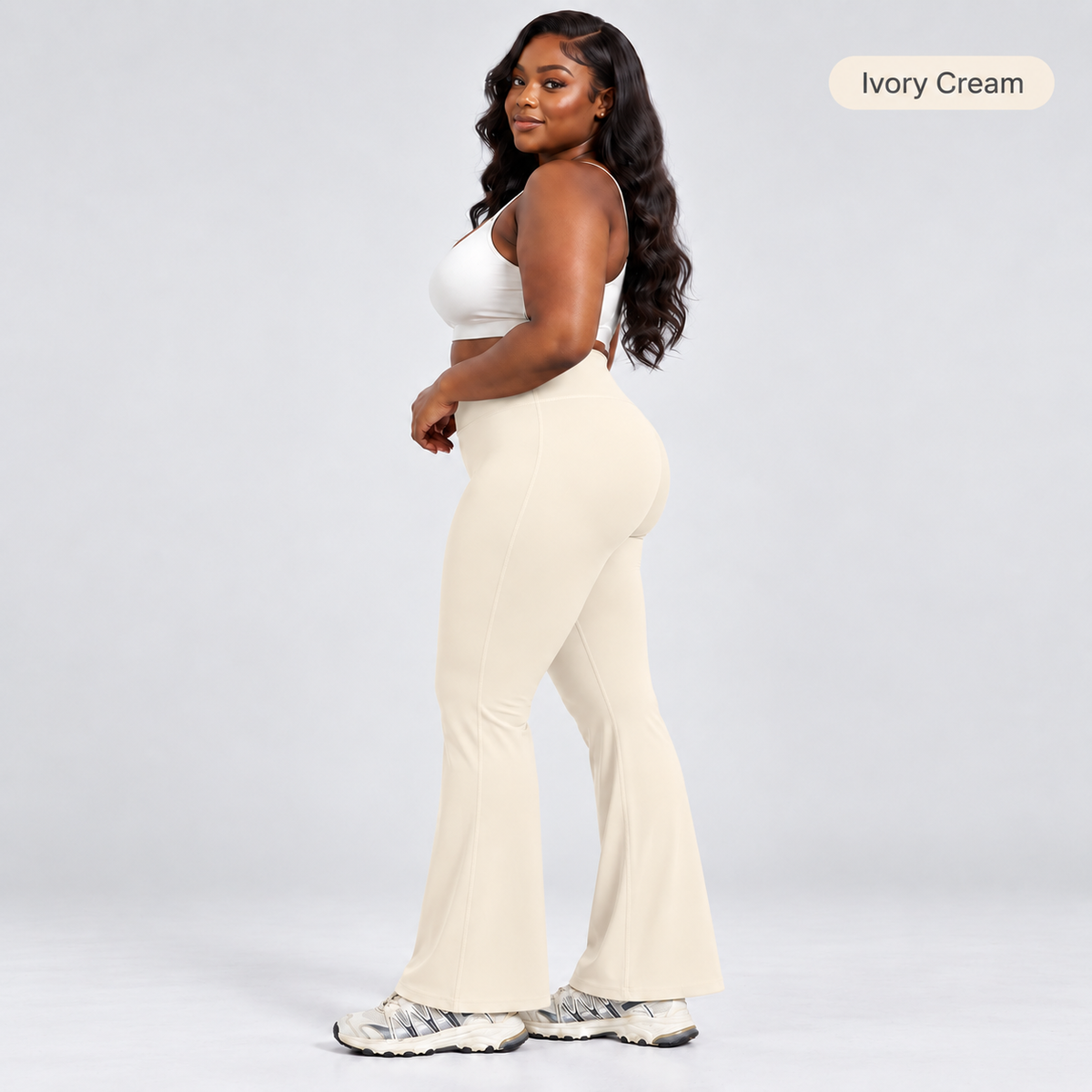 ⚡ LIMITED TIME OFFER 🍑 High-Waist Sculpting Flare Leggings | Rounder Curves, Flattering Flare