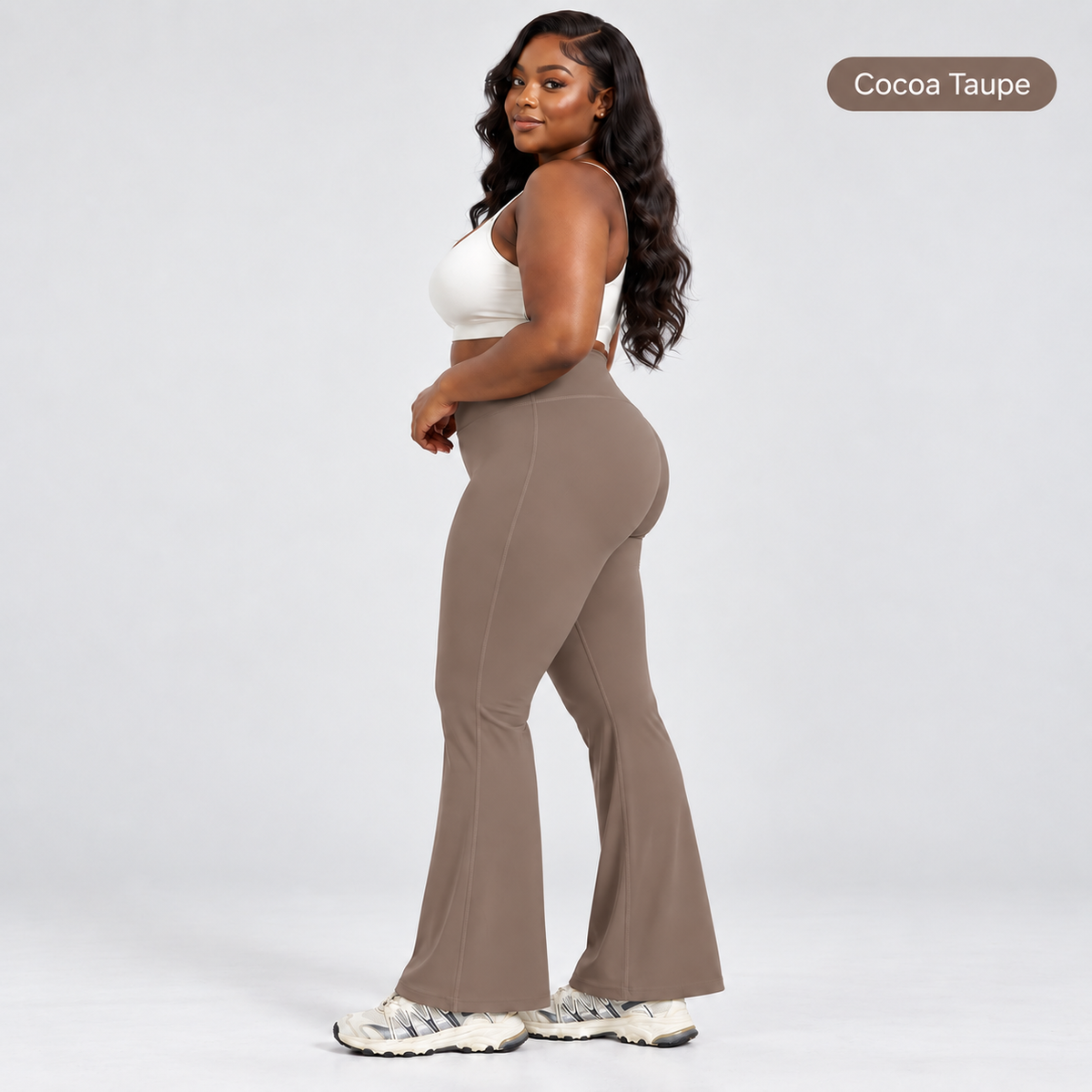 ⚡ LIMITED TIME OFFER 🍑 High-Waist Sculpting Flare Leggings | Rounder Curves, Flattering Flare