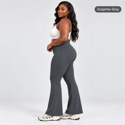 ⚡ LIMITED TIME OFFER 🍑 High-Waist Sculpting Flare Leggings | Rounder Curves, Flattering Flare