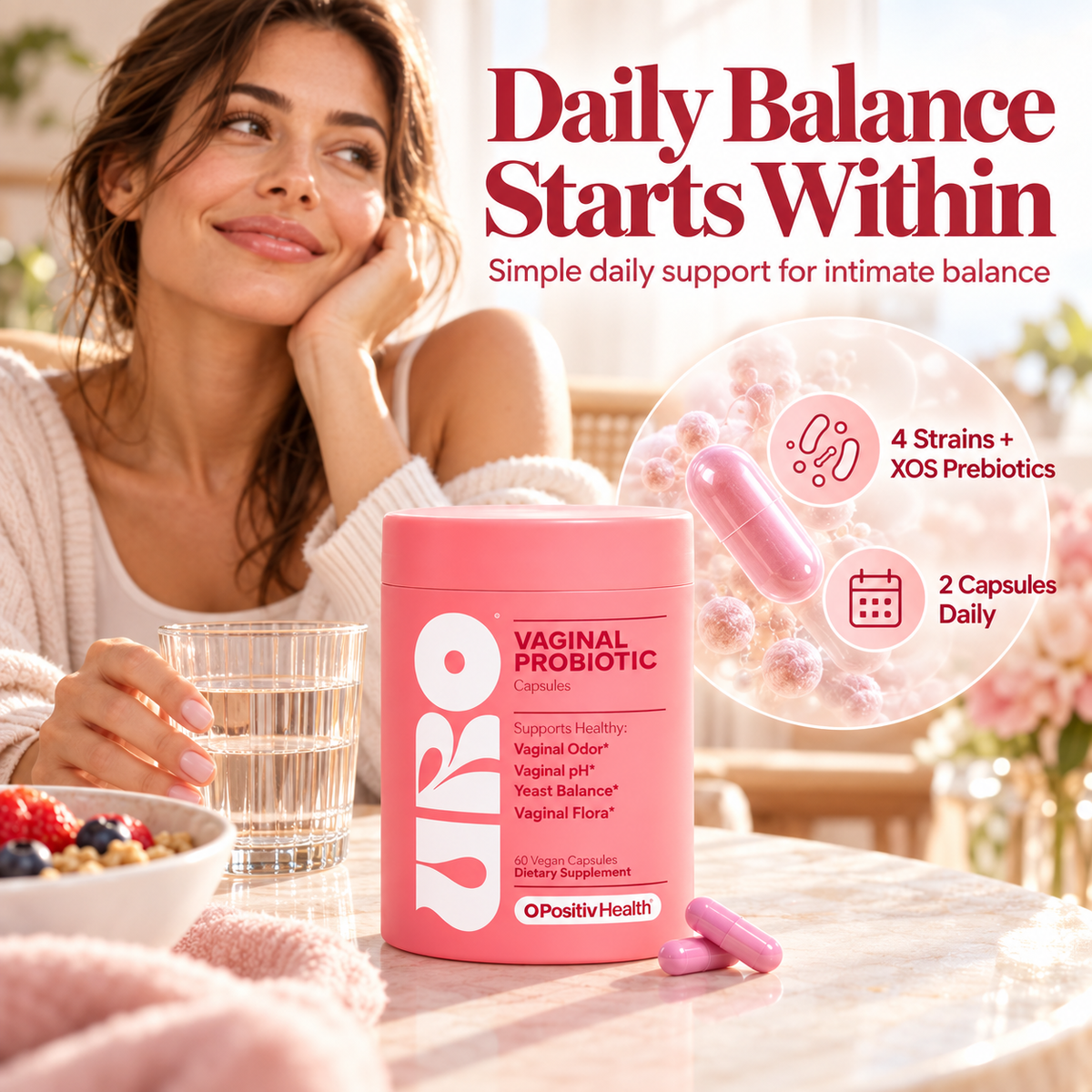 🌸 Limited-time promotion | Vaginal Probiotic + Intimate Deodorant Duo | pH Balance, Odor & Moisture Support