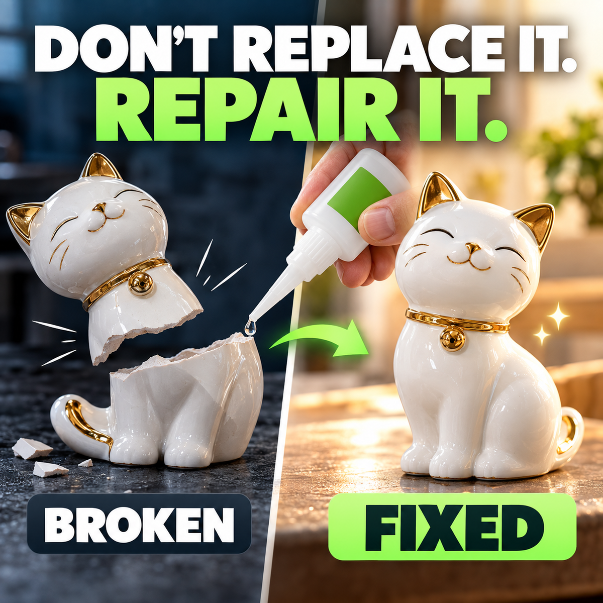 ⚡ LIMITED TIME DEAL | 4PCS Quick-Set Super Glue ✨ Repair It Fast. Keep Using It.