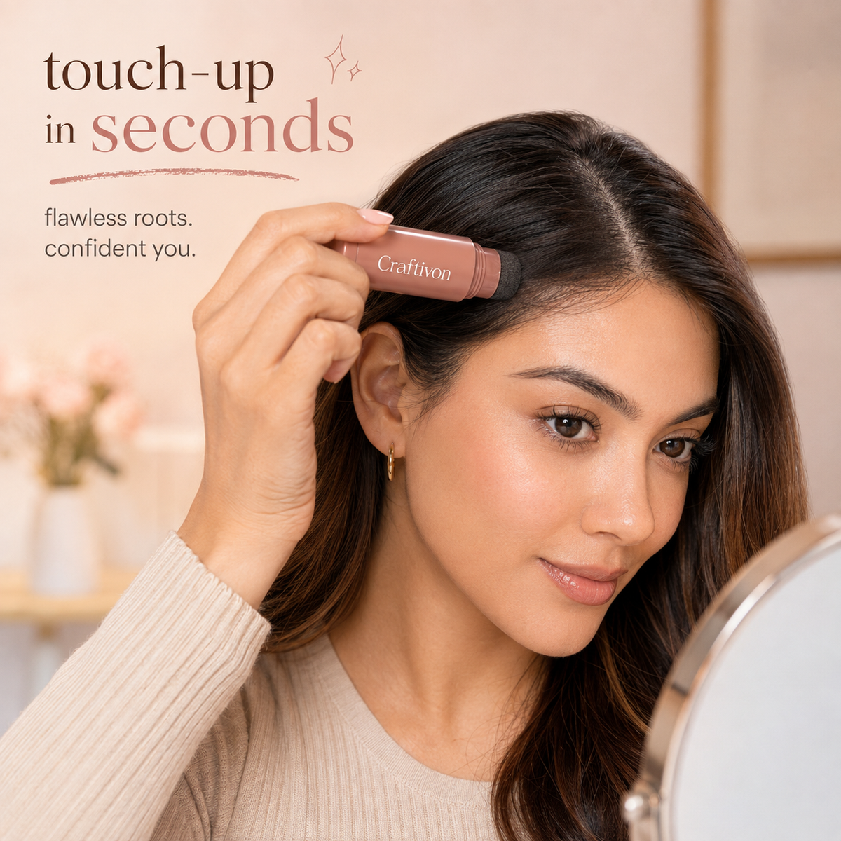 ✨ Instant Hairline Concealer – Fuller-Looking Roots in Seconds