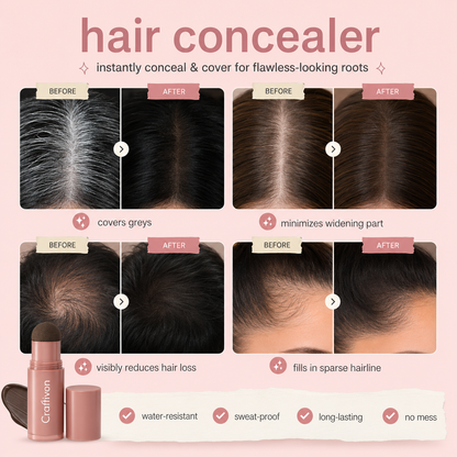✨ Instant Hairline Concealer – Fuller-Looking Roots in Seconds