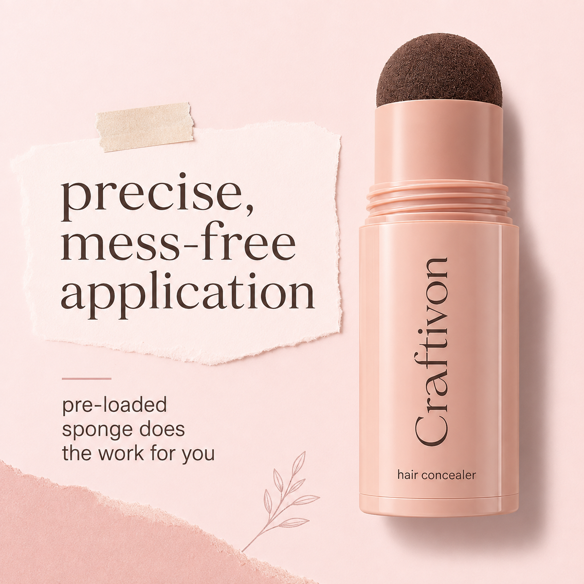 ✨ Instant Hairline Concealer – Fuller-Looking Roots in Seconds
