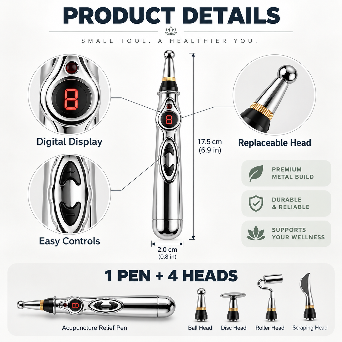 🔥50% OFF🖊️ Acupuncture Relief Pen✨ Targeted Pressure, On-the-Go Relief