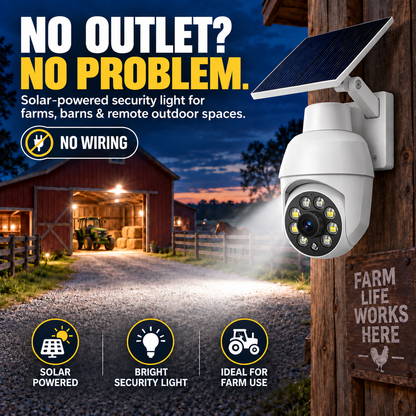 ⏰Limited Time-50% OFF🔥Solar Powered Simulated Surveillance Camera Street Light