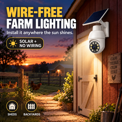 ⏰Limited Time-50% OFF🔥Solar Powered Simulated Surveillance Camera Street Light