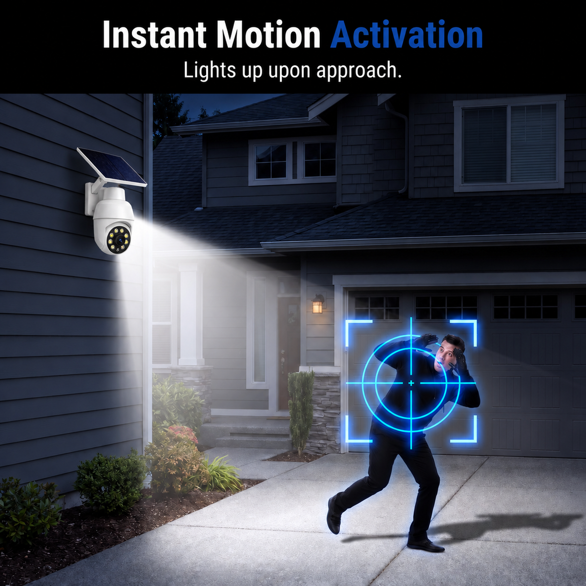 ⏰Limited Time-50% OFF🔥Solar Powered Simulated Surveillance Camera Street Light