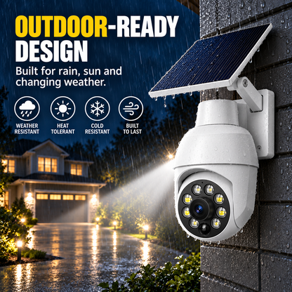 ⏰Limited Time-50% OFF🔥Solar Powered Simulated Surveillance Camera Street Light