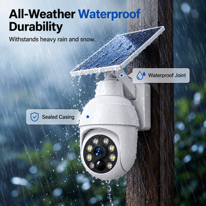 ⏰Limited Time-50% OFF🔥Solar Powered Simulated Surveillance Camera Street Light