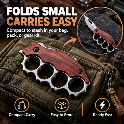 🔥Limited Time 50% OFF🗡️ Tiger Finger Grip EDC Utility Tool✨ Foldable, Compact & Ready to Carry