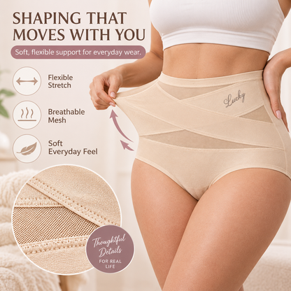 High‑Waist Tummy Control Seamless Shaping Panties