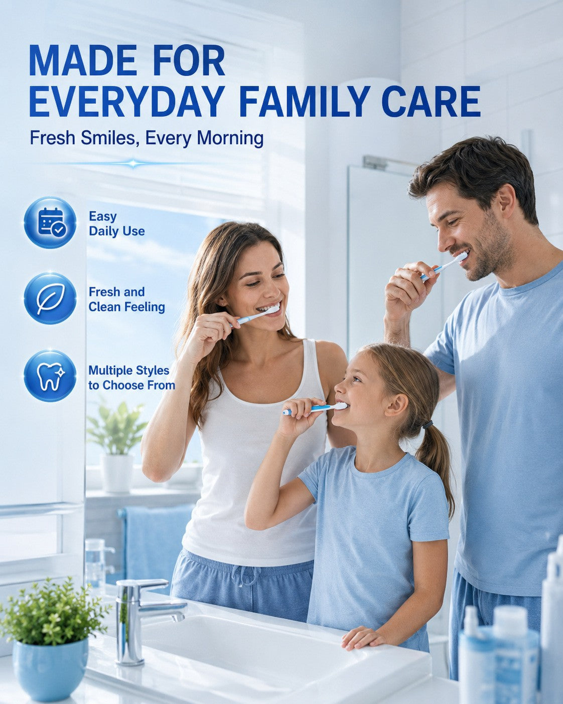 🦷 Probiotic Whitening Toothpaste Set – Stain Removal, Fresh Breath & Brightening Care