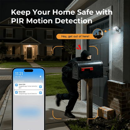 Last Day Promotion!🔥 Crystal-clear security 2K camera 🎥 Color Night Vision 🌙 24/7 Recording & Smart Alerts 🚨 Easy Install! 🔒