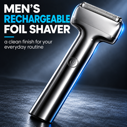 2026 Men's Rechargeable Foil Electric Shaver – Efficient Close Shaving, Cordless Portable Wet & Dry Beard Razor for Daily Grooming