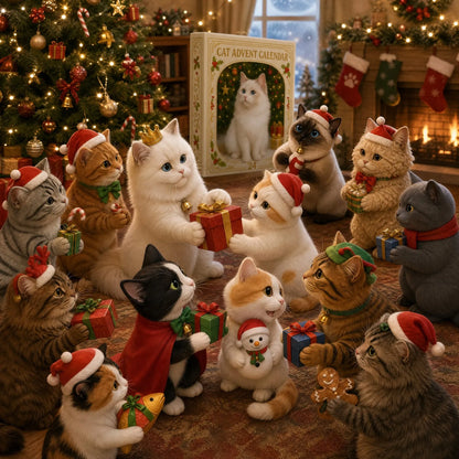 🎄💥Advent Calendar 2026 Cat Advent Calendar - Giftfor Adults Friends CatOwners and Lovers Christmas Holiday Countdown Gift🐈
