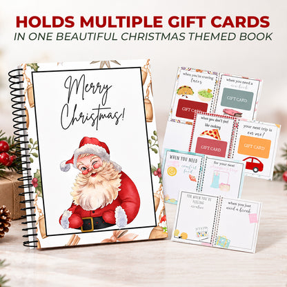 🔥 Last Day 50% OFF 🔥 Christmas Gift Card Book – 12 Gift Card Pages & Personal Message Holder - zenxashop