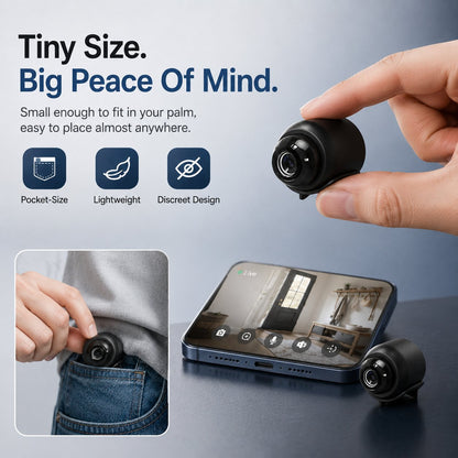 X5 Wireless Security Camera – 720P HD Portable Magnetic WiFi Camera with Motion Detection